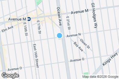 Map image of the property - 1918 Avenue N