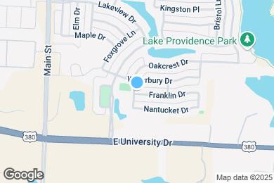 Map image of the property - 10201 Franklin Dr