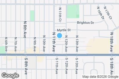 Map image of the property - 1140 Walnut St