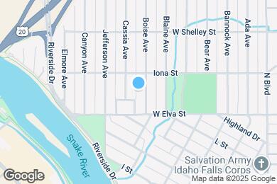 Map image of the property - 965 Boise Ave
