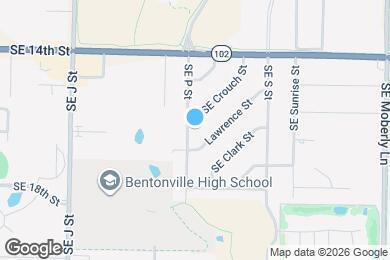 Map image of the property - 1605 SE P St