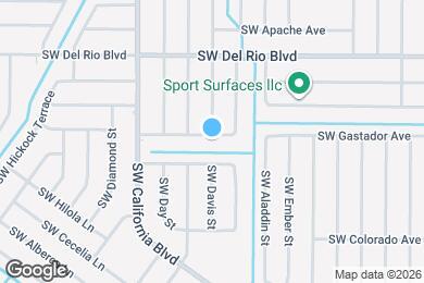 Map image of the property - 1626 SW Bascom Ave