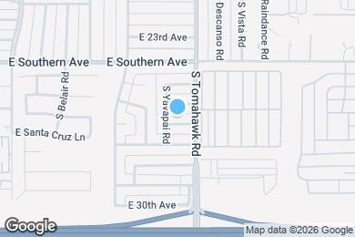 Map image of the property - 1510 E 26th Ln