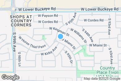 Map image of the property - 9555 W Miami St