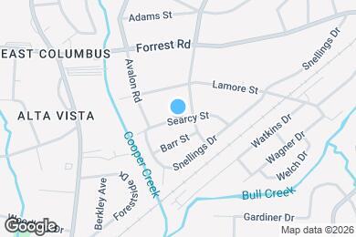 Map image of the property - 4231 Searcy St