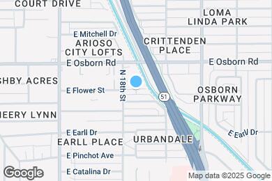 Map image of the property - 3301 N 18th St