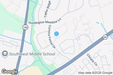 Map image of the property - 13504 Armour Ridge Dr