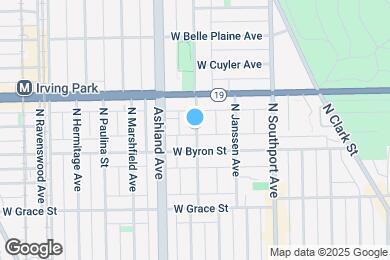 Map image of the property - 3914 N Greenview Ave