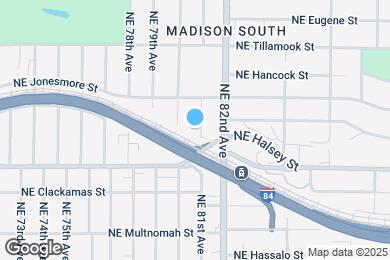 Map image of the property - 1613 NE 81st Ave