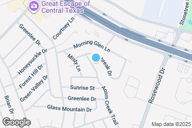 Map image of the property - 4314 Acorn Creek Trail