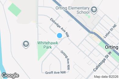 Map image of the property - 401 Kensington Ave NW