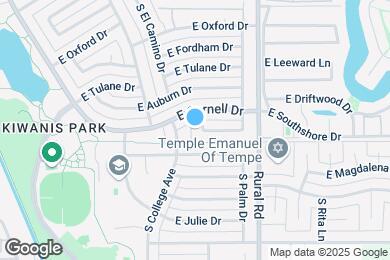 Map image of the property - 5620 S La Rosa Dr