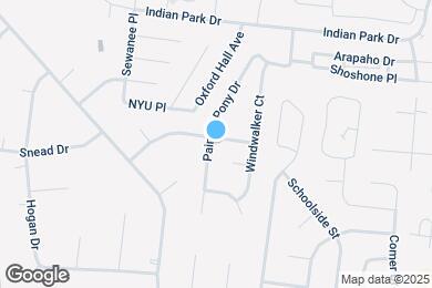 Map image of the property - 2805 Painted Pony Dr