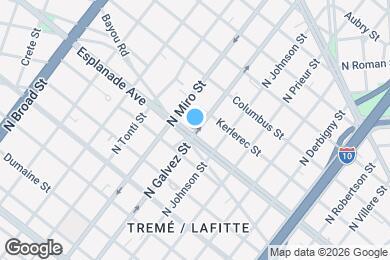 Map image of the property - 1401 N Galvez St