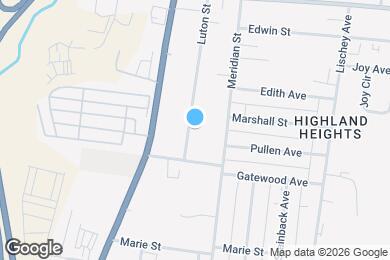 Map image of the property - 1525 Luton St