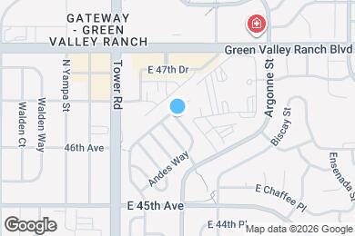 Map image of the property - 18607 E 47th Pl