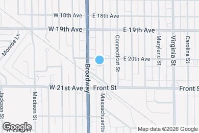 Map image of the property - 2022 Massachusetts St