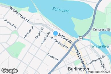 Map image of the property - 208 W Chestnut St