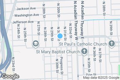 Map image of the property - 1420 N 30th St