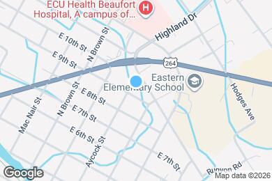 Map image of the property - 806 E 9th St