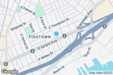 Map image of the property - 605 E Girard Ave
