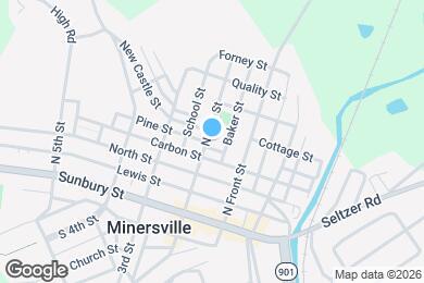 Map image of the property - 405 N 2nd St