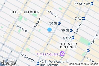 Map image of the property - 308 W 48th St