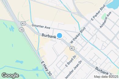 Map image of the property - Burbank Lofts