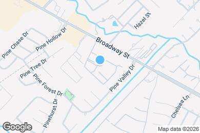 Map image of the property - Royal Oaks of Pearland