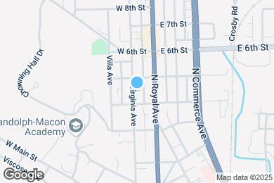 Map image of the property - 415 Virginia Ave
