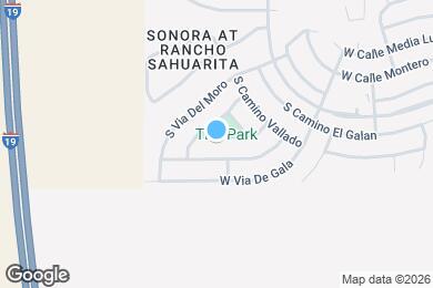 Map image of the property - 873 W Calle Muro Fuerte