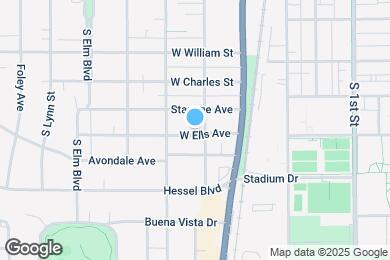 Map image of the property - 204 W Ells Ave