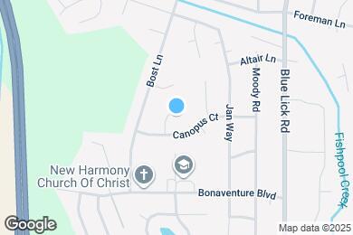 Map image of the property - 8611 Montrie Ct