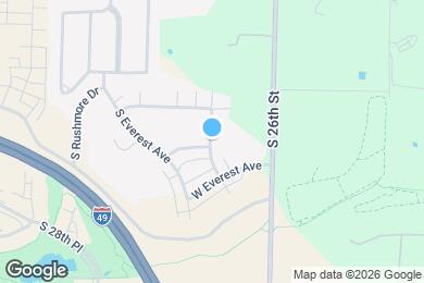 Map image of the property - 2702 W Kilimanjaro Way