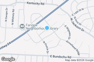 Map image of the property - 18425 E Arrowhead Ln