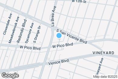 Map image of the property - 1329 S Highland Ave
