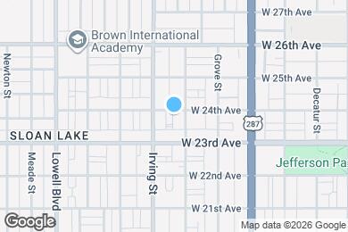 Map image of the property - 3220 W 24th Ave