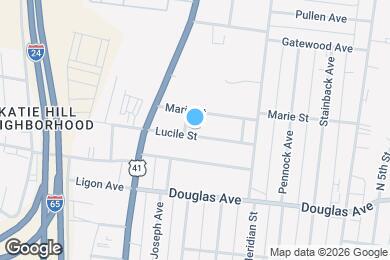 Map image of the property - 121 Lucile St