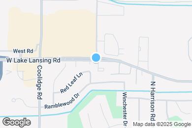 Map image of the property - 1303 W Lake Lansing Rd