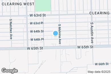 Map image of the property - 6212 W 64th Pl