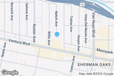 Map image of the property - 4501 Cedros Ave