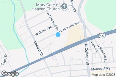 Map image of the property - 195 W Hamilton Ave