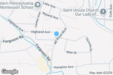 Map image of the property - 3855 Mt Royal Blvd