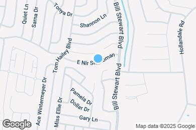 Map image of the property - 1321 E Nir Shreibman