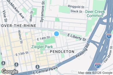 Map image of the property - 1332 Broadway St