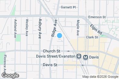 Map image of the property - 1720 Oak Ave