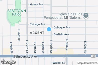 Map image of the property - 1306 E 29th St