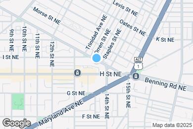 Map image of the property - 1371 Florida Ave NE