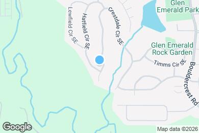 Map image of the property - 2657 Crestdale Cir SE