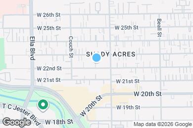 Map image of the property - 1333 W 22nd St